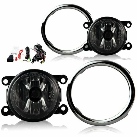 WINJET Fog Lights - Clear - Wiring Kit Included CFWJ-0396-C